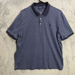 Polo Ralph‎ Lauren Men's L Classic Fit Floral All Over Print Pony Polo Shirt